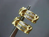 ESTATE LONG 1.12CT DIAMOND BAGUETTE 14K YELLOW GOLD CLIP ON EARRINGS !!! #17948