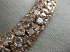ESTATE LARGE GIA 37.02CT PINK DIAMOND 18K ROSE GOLD MULTI SHAPE CLUSTER NECKLACE