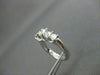 ESTATE .78CT DIAMOND LUCIDA 5 STONE 14KT WHITE GOLD ENGAGEMENT RING STUNNG 16301