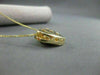 ESTATE LARGE .25CT DIAMOND 14KT YELLOW GOLD HEART PENDANT & CHAIN F/G VS #21961