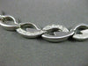 ESTATE WIDE .75CT DIAMOND 14KT WHITE GOLD INFINITY ITALIAN NECKLACE #22673