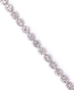 4.90CT DIAMOND 18KT WHITE GOLD MULTI SHAPE INVISIBLE BY THE YARD TENNIS BRACELET