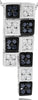 .70CT WHITE & BLACK DIAMOND 14KT WHITE GOLD 3D MULTI SQUARE FUN FLOATING PENDANT