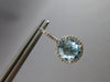 5.30CT DIAMOND & AAA BLUE TOPAZ 14KT WHITE GOLD HALO LEVERBACK HANGING EARRINGS