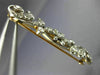 ANTIQUE 1.20CT ROSE CUT DIAMOND 14K WHITE GOLD FLOWER FILIGREE PIN BROOCH #19163
