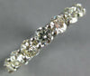 2.79CT DIAMOND 14KT WHITE GOLD 3D ROUND SHARED PRONG ETERNITY ANNIVERSARY RING