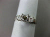 ESTATE .40CT DIAMOND 14KT W PAST PRESENT FUTURE SEMI MOUNT ENGAGEMENT RING #432
