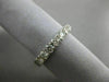 ESTATE .73CT DIAMOND 14KT WHITE GOLD 7 STONE CLASSIC SEMI ETERNITY WEDDING RING