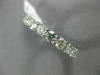 ESTATE LARGE 3.65CT DIAMOND 14KT WHITE GOLD SHARED PRONG ETERNITY RING #21670