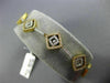ESTATE WIDE 1.80CT DIAMOND 18KT 2 TONE GOLD 3D MULTI SHAPE BY THE YARD BRACELET
