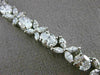 ESTATE CERTIFIED 22.75CT DIAMOND PLATINUM HANDCRAFTED CHOKER TENNIS NECKLACE D/E
