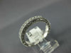 ESTATE 0.25CT DIAMOND 14KT WHITE GOLD FILIGREE MILGRAIN ETERNITY RING #19628