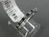 .41CT DIAMOND & AAA SAPPHIRE 14KT WHITE GOLD 3D SEMI ETERNITY ANNIVERSARY RING