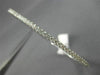 ESTATE .85CT ROUND DIAMOND 18KT WHITE GOLD CLASSIC SEMI ETERNITY BANGLE BRACELET