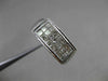 ESTATE WIDE 1.25CT PRINCESS CUT DIAMOND 18KT WHITE GOLD INVISIBLE RING #9321