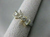 ESTATE .90CTW DIAMOND 18KT WHITE & YELLOW GOLD 3D SEMI MOUNT RING F/G VVS #21093