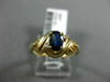 .67CT DIAMOND & AAA SAPPHIRE 14KT YELLOW GOLD INFINITY SOLITAIRE ENGAGEMENT RING