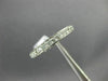 ANTIQUE .64CT DIAMOND 14KT WHITE GOLD 3D FILIGREE MILGRAIN ETERNITY RING #20463