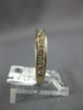 1.0CT DIAMOND 18KT YELLOW GOLD PRINCESS CHANNEL SEMI ETERNITY ANNIVERSARY RING