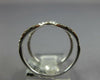 ESTATE LARGE .50CT DIAMOND 18KT WHITE GOLD 3D CLASSIC ANCHOR LOVE RING