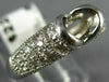 ESTATE .62CT DIAMOND 14KT WHITE GOLD 3D OVAL SEMI MOUNT ENGAGEMENT RING #18667