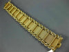ANTIQUE WIDE AND LONG 14KT YELLOW GOLD 3D ROPE CLASSIC WEAVE MESH BRACELET #1924