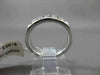 ESTATE .50CT ROUND DIAMOND 14KT WHITE GOLD 5 STONE CHANNEL ANNIVERSARY RING