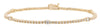 LARGE & SMALL 1.5CT DIAMOND 14KT YELLOW GOLD 3D ROUND ETERNITY TENNIS BRACELET