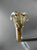 ESTATE 1.8CT FANCY COLOR DIAMOND & AAA RUBY 18k WHITE & ROSE GOLD HAPPY RAM RING