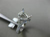0.39CT DIAMOND 18K WHITE GOLD SEMI ETERNITY PEAR SHAPE SEMI MOUNT ENGAGEMENT RING