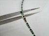 ESTATE 4.45CT DIAMOND & SAPPHIRE 14KT WHITE GOLD 3 DIMENSIONAL TENNIS BRACELET
