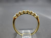 .50CT DIAMOND 14KT YELLOW GOLD 7 STONE SHARED PRONG ROUND ANNIVERSARY RING 28163
