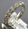 .99CT DIAMOND 14K WHITE GOLD CLASSIC ROUND SHARED PRONG WEDDING ANNIVERSARY RING