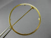 ESTATE 14KT YELLOW GOLD 3D CLASSIC ROUND FRAME BROOCH PIN #22518