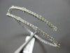 LARGE 1.65CT DIAMOND 14KT WHITE GOLD BY THE YARD FLEXIBLE TENNIS BANGLE BRACELET