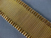 ANTIQUE WIDE & LONG 18KT ROSE GOLD CLASSIC WOVEN MESH HANDCRAFTED BRACELET #1556