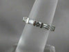 ANTIQUE PLATINUM 1.06CTW ROUND BAGUETTE DIAMOND ETERNITY ANNIVERSARY RING #20014