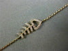 ESTATE .10CT PINK DIAMOND 18KT ROSE GOLD HAPPY SKELETON LUCKY FISH FUN BRACELET