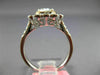 GIA 1.6CT WHITE PINK & LIGHT GREEN DIAMOND 18K WHITE & ROSE GOLD ENGAGEMENT RING