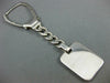 ESTATE LARGE 925 SILVER 3D CLASSIC RECTANGULAR ENGRAVEABLE KEYCHAIN #22928
