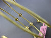 ESTATE WIDE .73CT DIAMOND 14KT YELLOW GOLD FLOWER FLEXIBLE SNAKE BANGLE BRACELET