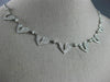 ESTATE 1.97CT DIAMOND 18KT WHITE GOLD 3D MULTI HEART BY THE YARD LOVE NECKLACE