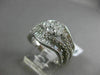 ESTATE 2.26CT DIAMOND 18KT WHITE GOLD MULTI SHAPE CLUSTER MARQUISE PROMISE RING