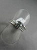 ESTATE 1.44CT ROUND & PRINCESS DIAMOND 14KT WHITE GOLD ENGAGEMENT RING AMAZING!!