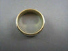 ESTATE WIDE 6mm HAND CRAFTED 18KT TWO TONE GOLD WEDDING ANNIVERSARY BAND SHARP!!