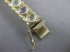 ESTATE 7.80CTW AMETHYST TOPAZ PERIDOT GARNET CITRINE 14K GOLD LINE BRACELET 2619