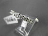 ESTATE 2.39CT ROUND DIAMOND 14KT WHITE GOLD SHARED PRONG ETERNITY RING 3mm WIDE