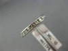ESTATE .70CT DIAMOND 14KT WHITE GOLD 3D ETERNITY WEDDING ANNIVERSARY RING #1214