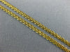 ESTATE LARGE 1.20CT DIAMOND & AAA SAPPHIRE 14KT YELLOW GOLD LEAF NECKLACE #1112