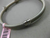 ESTATE .60CT DIAMOND 14KT WHITE GOLD 3D CIRCULAR MESH FLEXIBLE BANGLE BRACELET